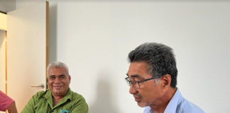 Mikaele Seo à la délégation de Wallis-et-Futuna à Paris