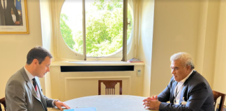Mikaele Seo à l'Élysée