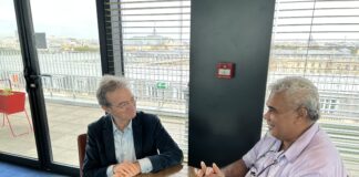 Mikaele Seo et Hervé Mariton