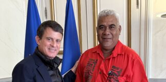 Mikaele Seo et le nouveau ministre